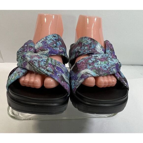 Alegria Sandals Fabric Twist Mylee Itchycoo Adjustable Size 38 8-8.5 - Picture 4 of 16